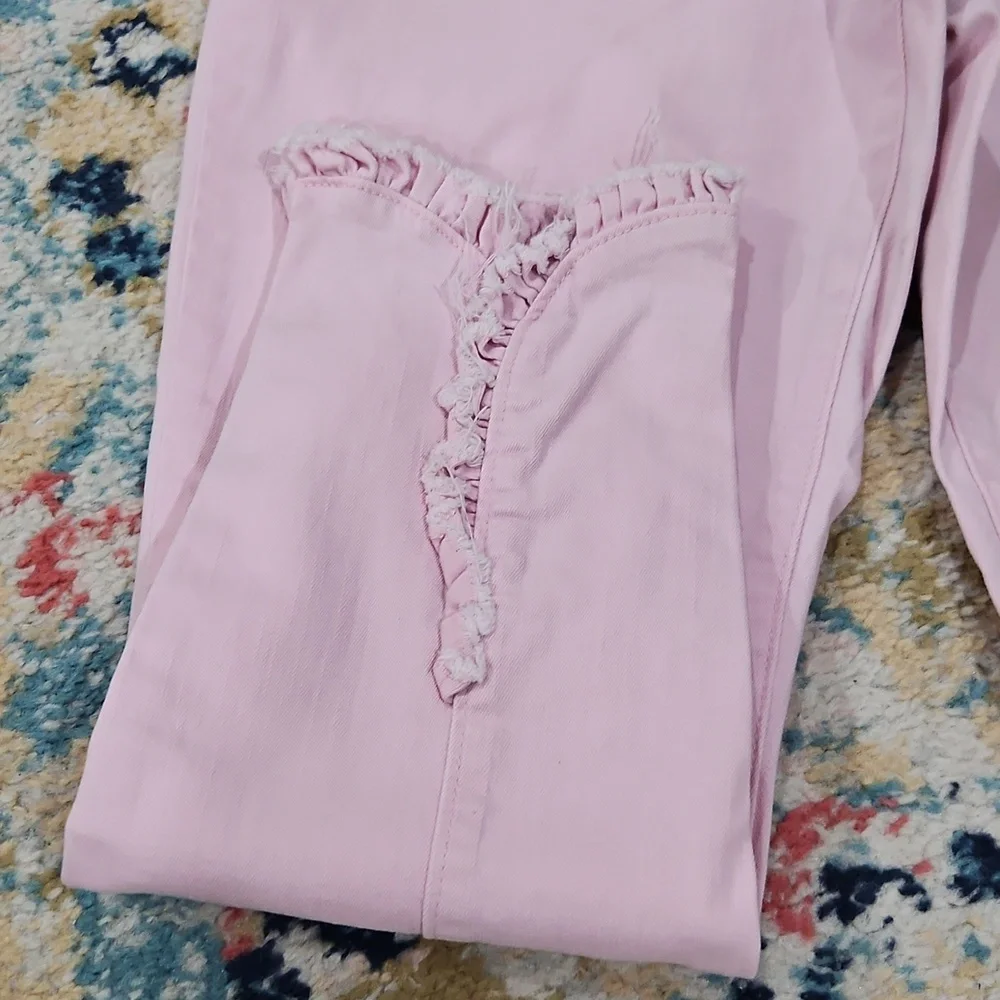 Crown & Ivy Pink Jean - Picture 3 of 7